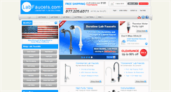 Desktop Screenshot of labfaucets.com